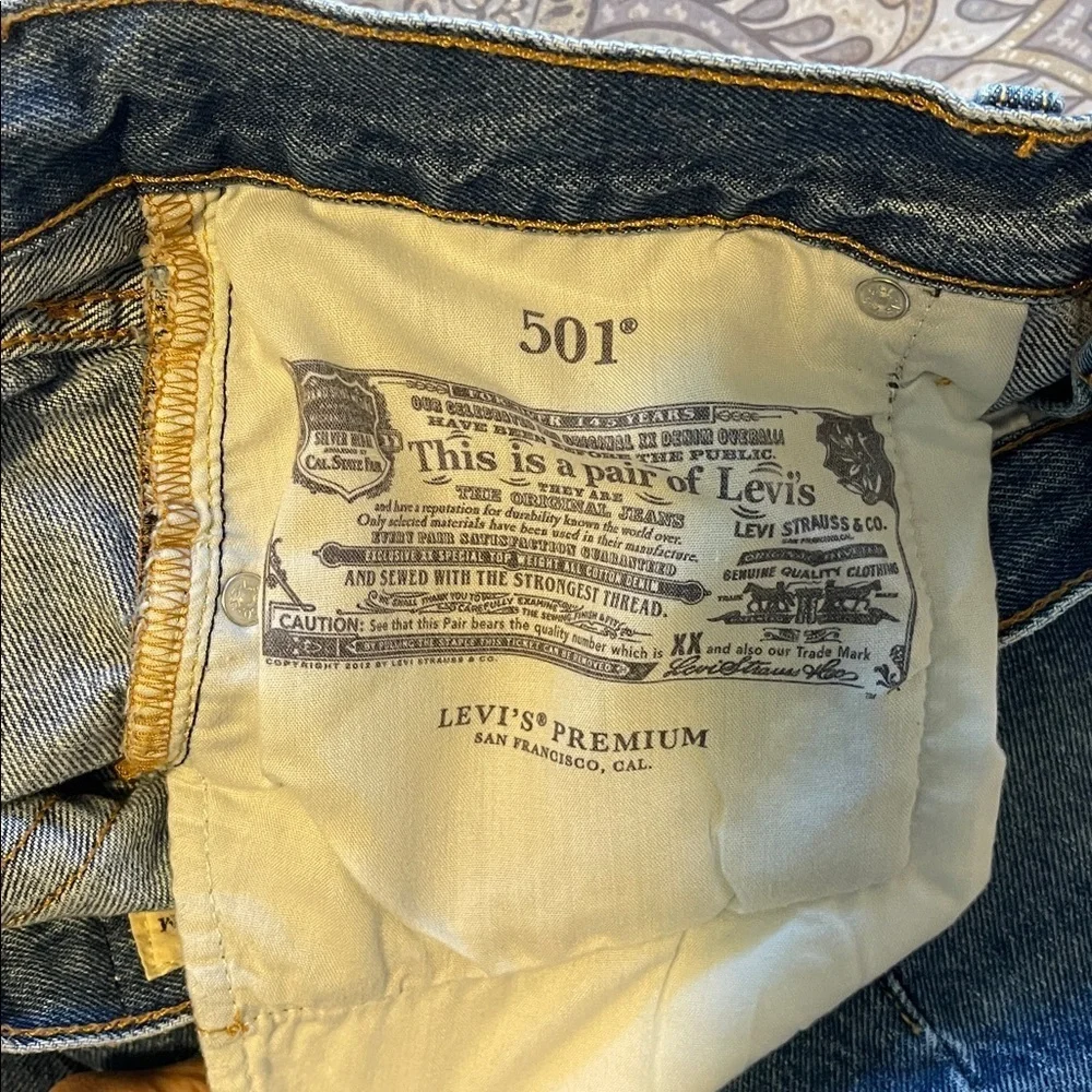 Levi's Classic Blue Denim Jeans